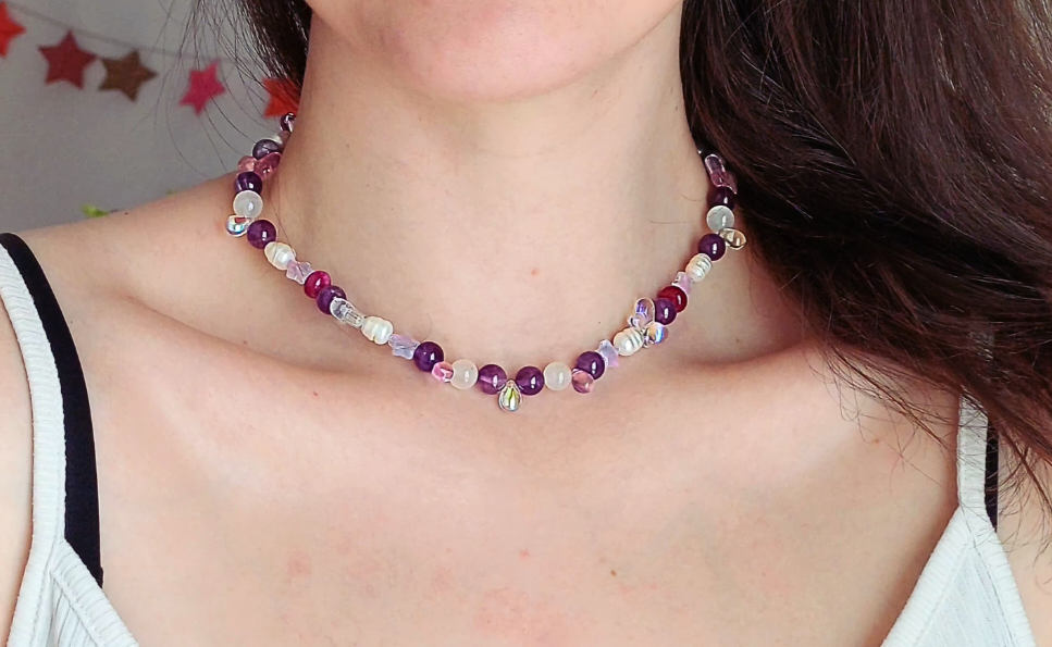 Collier unique — "Fairy tears"
