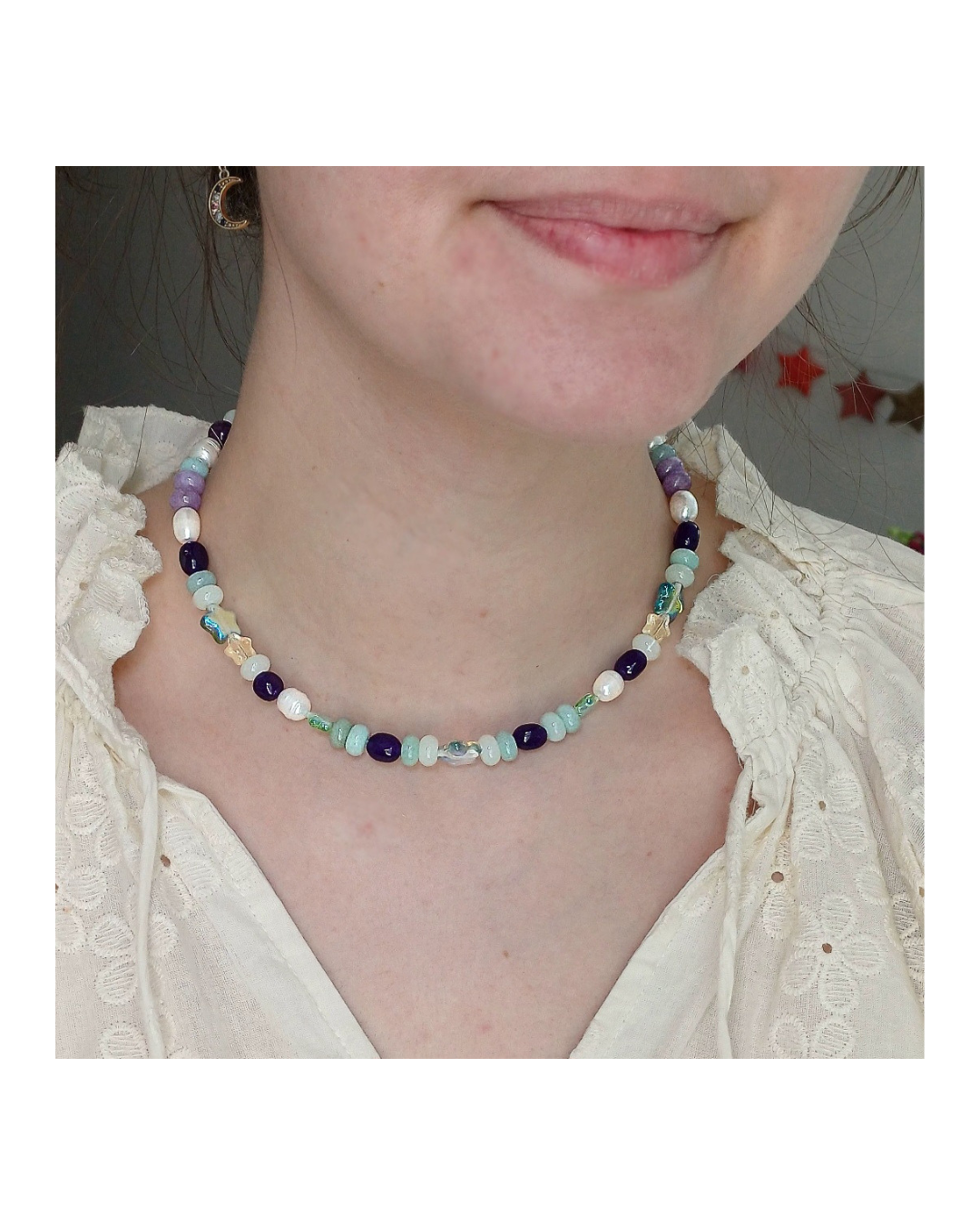 Collier unique — "Dans les étoiles"