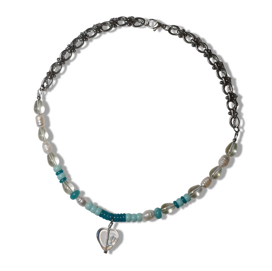 Collier unique — Romance bleue
