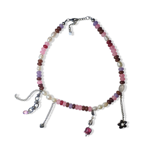 Collier unique — Pink Brownie