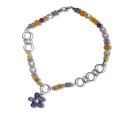 Collier unique — Golden Lilas