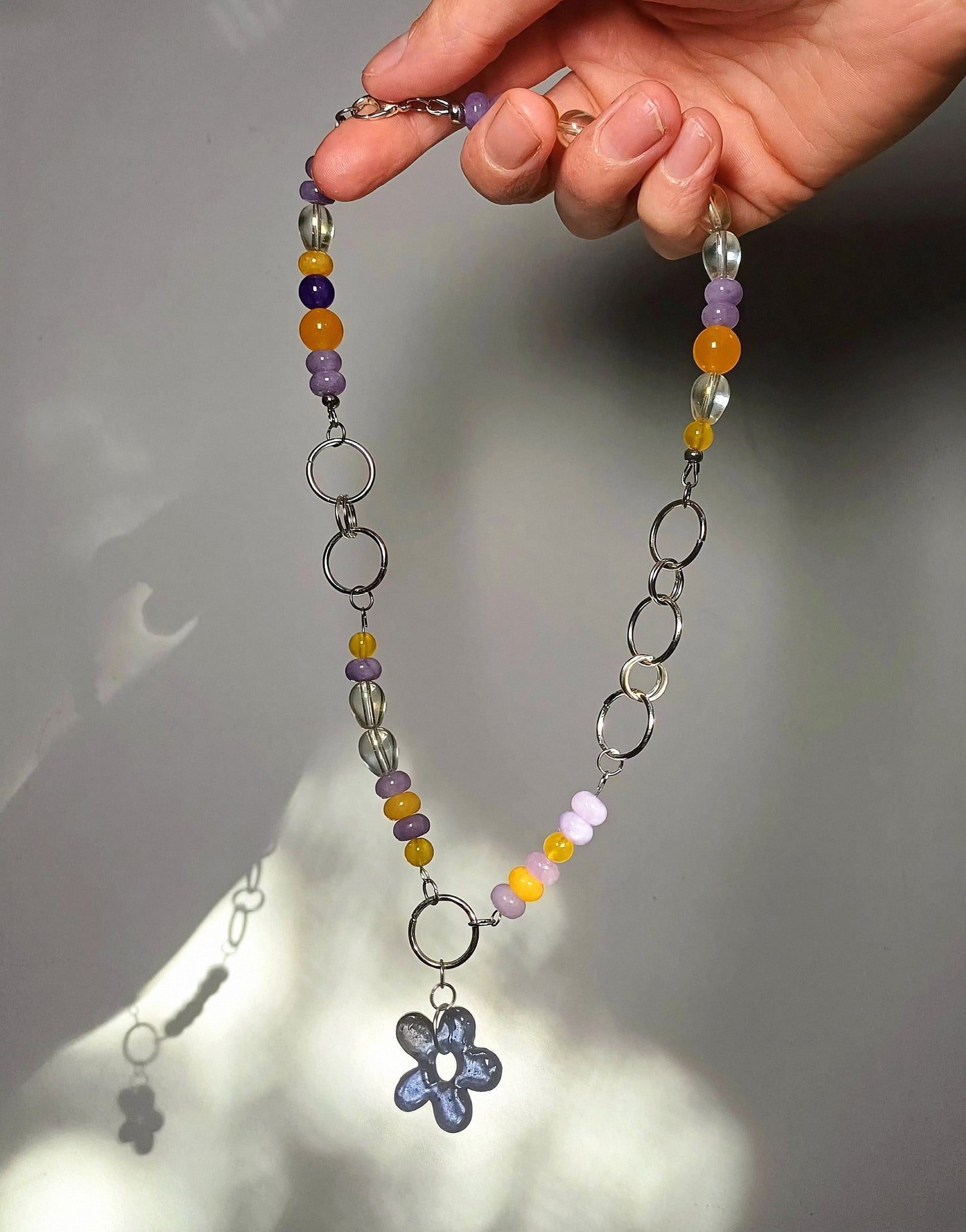 Collier unique — Golden Lilas