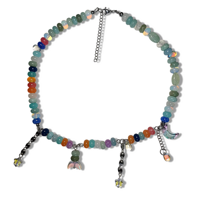 Collier unique — "Shy moon"
