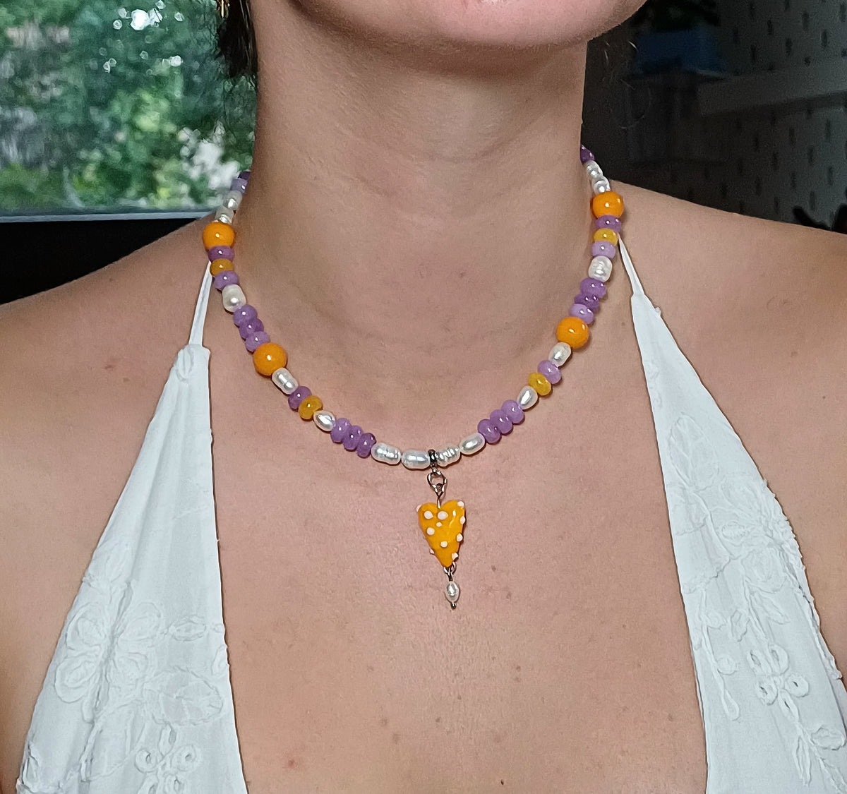 Collier unique — Pumpkin